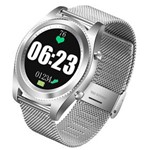 Ficha técnica e caractérísticas do produto Relógio Smartwatch NO.1 S9 com Monitor de Frequencia Cardiaca e Controle de Atividade - Prata