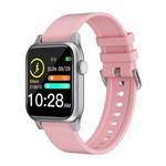 Ficha técnica e caractérísticas do produto Relógio Smartwatch P18 Rosa - Monitor Cardíaco, Pressão Arterial, Sono - Android e IOS - Smart Bracelet