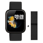 Ficha técnica e caractérísticas do produto Relógio Smartwatch P70 Monitor Cardíaco Pressão Arterial Sono Passos Android Ios - Preto - Smart Bracelet
