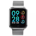 Ficha técnica e caractérísticas do produto Relógio Smartwatch P70 2 Pulseira Prata