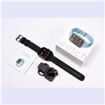 Ficha técnica e caractérísticas do produto Relógio Smartwatch P8 Pulseira Inteligente Monitor Cardiaco Fitness Bluetooth - Cor PRETO - Rts