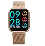 Relógio SmartWatch P80 Dourado - Currentti