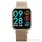 Relógio Smartwatch P80 Touch Screen Monitor Cardíaco Pressão Arterial Sono Passos Android Ios Rose Gold
