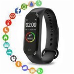 Ficha técnica e caractérísticas do produto Relogio MJX4 Smartwatch Pulseira Inteligente Smartband Medidor Cardíaco Esportes