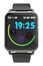 Relógio Smartwatch Q3 (Preto - Couro)
