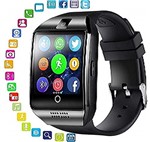 Ficha técnica e caractérísticas do produto Relógio Smartwatch Q18 Inteligente Gear Chip Celular Touch + Fone de Ouvido Bluetooth S6 (PRETO)