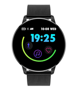 Relógio Smartwatch Q8 Advanced (Preto - Aço)