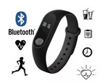 Relogio Smartwatch Smartband M2 Inteligente com Monitor Cardíaco Contador de Passos Tomate