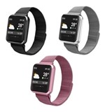 Ficha técnica e caractérísticas do produto Relógio Smartwatch Sport Inteligente P70 + 1 Pulseira Extra - da Fit