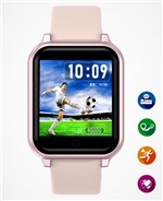 Relógio Smartwatch T70 Rede Sociais Android, WhattsApp Face Bluetooth, Câmera - Rosa - Smart Bracelet