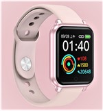 Relógio Smartwatch T70 Redes Socias WhattsApp Face Bluetooth- Rosa - Tomate