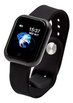 Relógio Smartwatch T80 Bluetooth Pressão Arterial Frequência Cardíaca Oxigênio no Sangue IP67 Compatível com Strava + Pu - Haiz