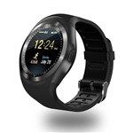 Ficha técnica e caractérísticas do produto Relógio Smartwatch Tomate Y1 Multifuncional TR-02 Preto - Smart Bracelet