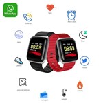 Relógio Smartwatch Tuguir Unissex Digital B7 - Preto e Prata SKU11875