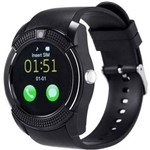 Ficha técnica e caractérísticas do produto Relógio Smartwatch V8 Original Touch Bluetooth Gear Chip - Preta - V8 Smart Watch