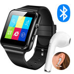 Ficha técnica e caractérísticas do produto Relógio Smartwatch X6 Celular Inteligente Chip Pedômetro + Fone De Ouvido Bluetooth I7