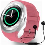 Ficha técnica e caractérísticas do produto Relógio Smartwatch Y1 Inteligente Gear Chip Celular Touch + Fone de Ouvido Bluetooth
