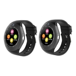 Ficha técnica e caractérísticas do produto 2 Relógio Smartwatch Y1s Original Touch Bluetooth Gear Chip Notificações Faz e Recebe Notificações