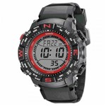 Ficha técnica e caractérísticas do produto Relógio Speedo 81137G0EVNP2 - Preto e Vermelho - Speedo Relógios