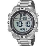 Ficha técnica e caractérísticas do produto Relógio Speedo Masculino Prata 15018G0EVNS1 Digital 10 Atm Cristal Mineral Tamanho Extra Grande