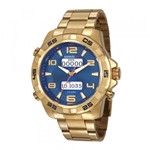 Ficha técnica e caractérísticas do produto Relógio Speedo Masculino Ref: 15002gpevds1 Big Case Dourado