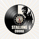 Ficha técnica e caractérísticas do produto Relógio Stalone Cobra Filmes Series TV Nerd Geek Vinil LP