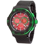 Ficha técnica e caractérísticas do produto Relogio Stuhrling Homem/Masc Original Suiço Aço Chronograph Esportivo Vermelho Fashion