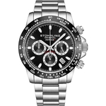 Relogio Stuhrling Original Homem/Masculino Esporte Cronógrafo Aço Inox Fórmula 1 Mergulho 100 M