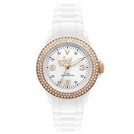 Relógio Swarovski Branco e Dourado Ice Watch