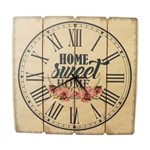 Relógio Sweet Home Flores - Tecnolaser
