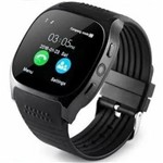 Ficha técnica e caractérísticas do produto Relógio T8 Inteligente Smartwatch Touch/câmera/bluetooth