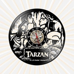 Ficha técnica e caractérísticas do produto Relógio Tarzan Jane Desenho Filme Serie TV Nerd Vinil LP