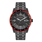 Ficha técnica e caractérísticas do produto Relógio Technos 2117LBA/4P Masculino Preto Pulseira de Aço