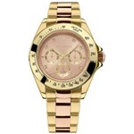 Ficha técnica e caractérísticas do produto Relógio Technos Dourado e Rose Elegance Ladies Multi-função 6P29AIU/5T