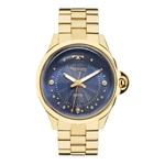 Ficha técnica e caractérísticas do produto Relógio Technos Dourado Feminino Elegance Crystal 2039BM/4A
