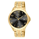 Ficha técnica e caractérísticas do produto Relógio Technos Dourado Masculino Classic Steel 1S13Cn/4P