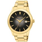 Ficha técnica e caractérísticas do produto Relógio Technos Elegance Feminino 2315ZT/4P. Caixa e Pulseira em Aço Dourado, Resistente à Água 50M