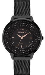 Ficha técnica e caractérísticas do produto Relógio Technos Feminino Ref: 2035mlf/1p Slim Black