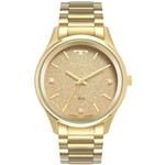 Ficha técnica e caractérísticas do produto Relógio Technos Feminino Ref: 2036mlz/4d Brilho Dourado