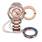 Ficha técnica e caractérísticas do produto Relógio Technos Feminino Signature Gl30fn/5a Prata Rose Gold