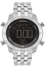 Ficha técnica e caractérísticas do produto Relógio Technos Masculino Digital Prateado BJK006AB/1P