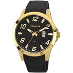 Ficha técnica e caractérísticas do produto Relogio Technos Masculino Esportivo Dourado pulseira de borracha 2115kqa/8p