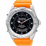 Relógio Technos Masculino Skydiver T20562/8l Laranja Anadigi