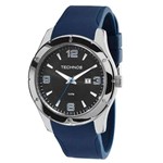 Ficha técnica e caractérísticas do produto Relógio Technos Performance Racer Masculino Prateado Pulseira De Silicone Azul 2115MKS/8P