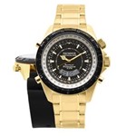 Ficha técnica e caractérísticas do produto Relógio Technos Skydiver Anadigi Masculino Troca Pulseiras Dourado T205FE/4P