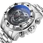 Ficha técnica e caractérísticas do produto Relógio Temeite Reserve Silver (Prata com Preto)