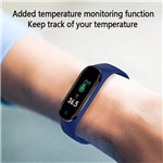 Ficha técnica e caractérísticas do produto Relógio Temperatura Corporal New TM4 PRO Pulseira Inteligente Esportes Cardio e Pressão Arterial - Aaa