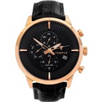 Ficha técnica e caractérísticas do produto Relógio Tempus Dual Time Rose Black