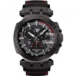 Relógio Tissot T-race Moto Gp T115.417.37.061.04 Preto C/ Pulseira Silicone Preta