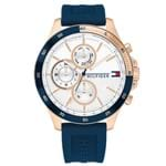 Ficha técnica e caractérísticas do produto Relógio Tommy Hilfiger Masculino Borracha Azul - 1791778 By Vivara